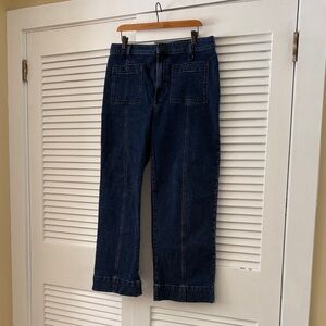 Madewell Indigo Wide Leg Jeans